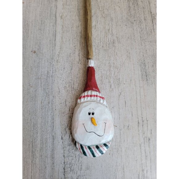 Eddie Walker snowman kitchen spoon ornament Xmas - Picture 1 of 5